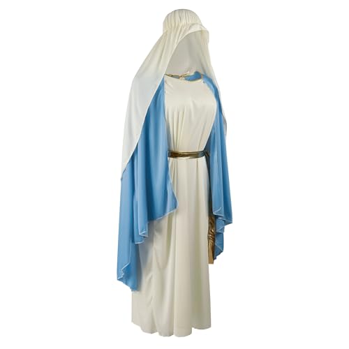 Disfraz de la Virgen María para el belén viviente de Navidad y Pascua 7