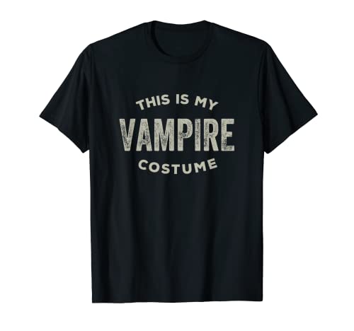 Este es mi disfraz de vampiro de último minuto disfraz de Halloween Camiseta