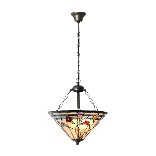 Lustre Hanglamp Calla aan ketting plafonnier vintage en verre
