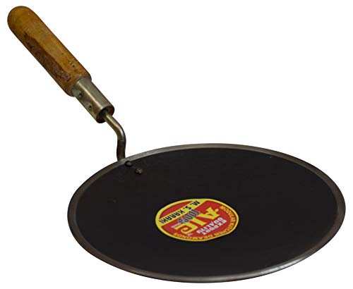 Karahi Indian Roti Iron Tawa Pan For Chapati Bread Cooking Utensil 9.5 inch