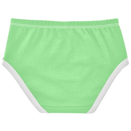 Joisal Durable Toddler Girls Underwear 2t Cotton Panties Little Girl Light Green Kids Briefs Undies2