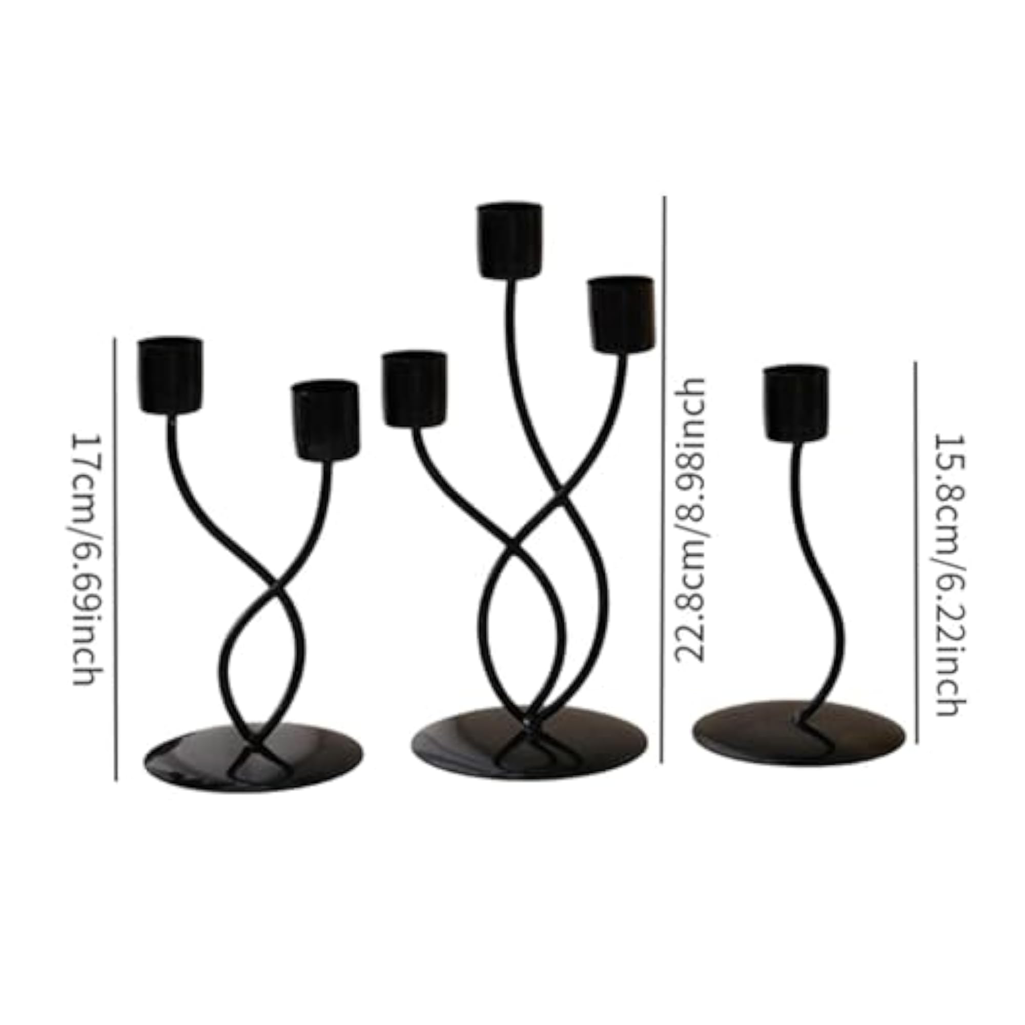 Candlestick Table Centerpiece for Dinner