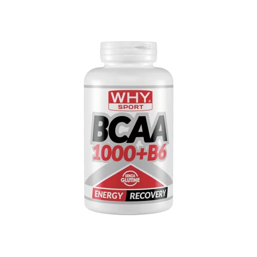 WHY SPORT BCAA 1000 + B6 - BCAA 2.1.1 - Aminoacidi Ramificati con Vitamina B6 - 300 Compresse