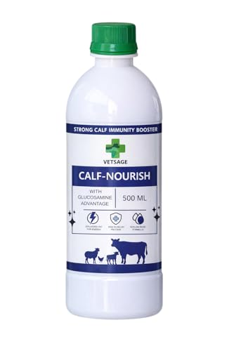 Image of Calf Nourish Nutritional Tonic for Young Calves and Small Ruminants, Dietary Supplement for Animal Support and Balanced Liquid Nutritional Intake | 500 ml