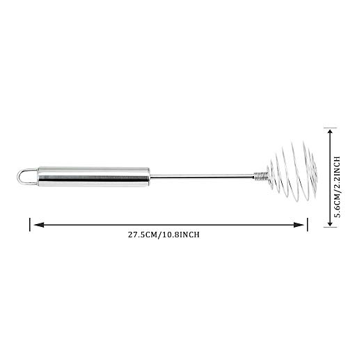 TAFOND Whisk, Stainless Steel Spring Whisk, Balloon Whisk Egg Beater for Blending, Whisking, Beating, or Stirring