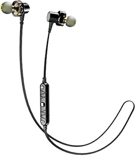 MiPao Cuffie Bluetooth Auricolare Dual Driver Senza Fili Auricolare Con Mic Bass Stereo Earbuds Per Iphone Xiaomi Samsung nero MiPao Cuffie Bluetooth Auricolare Dual Driver Senza Fili Auricolare Con Mic Bass Stereo Earbuds Per Iphone Xiaomi Samsung nero