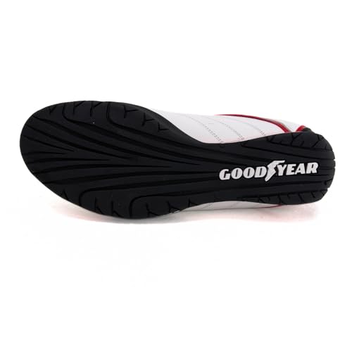 Goodyear Mens Ori Racer Sneakers – Hendrick Motorsports Low-Top Lace Up Performance Sneakers, Leather & Mesh Lining3