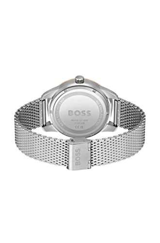 Hugo Boss Stainless Steel Sophio Analog Black Dial Men's Watch-1513961 - Image 3