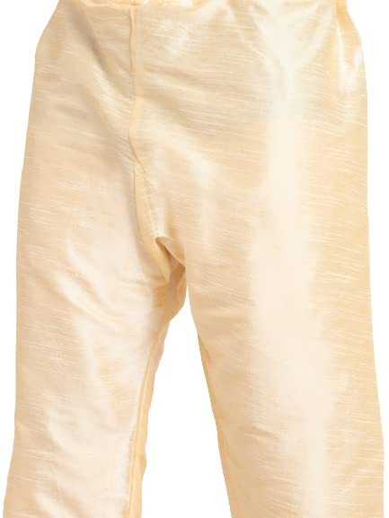 Image of SOJANYA (Since 1958, Men's Silk Blend Grey Kurta Pyjama & Silk Blend Jacket Combo