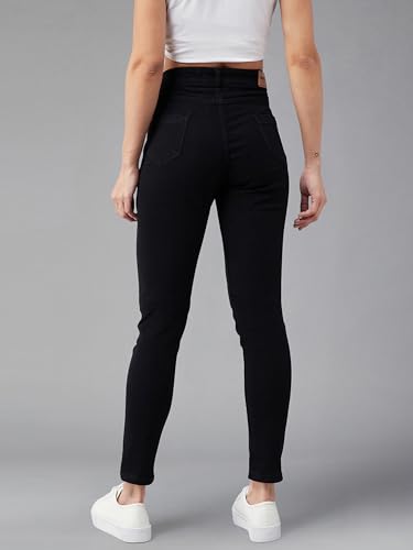 Image of Dolce Crudo Women's Skinny Fit High Rise Regular Length Stretchable High Waist Denim Jeans