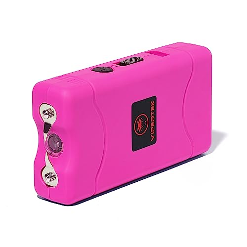 Image of VIPERTEK VTS-880 Mini Stun Gun for Self Defense Rechargeable with LED Flashlight