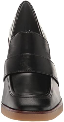 Vince Camuto Women's Footwear Women's Ezerna Stacked Heel Loafer Pump, Black, 9.5 | Image 1