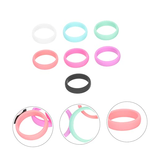 Set de Anillos de Silicona para Fitness Mujer 7 Colores miniatura 6