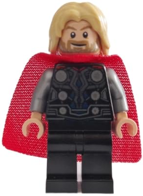 Supereroi Marvel: Thor Minifigure con Mjölnir e Lightning - Lego - Immagine 2