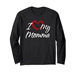 Photo Gallery i love my momma, amo la mia mamma, io cuore la mia mamma maglia a manica Photo Gallery i love my momma, amo la mia mamma, io cuore la mia mamma maglia a manica