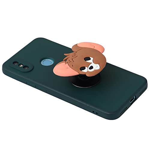 Image of Cute Anime Mobile Holder Grip & Stand for Phones, Finger Selfie Holder. Mobile Socket Grips for Smartphones, Designed for Kids and Teens.