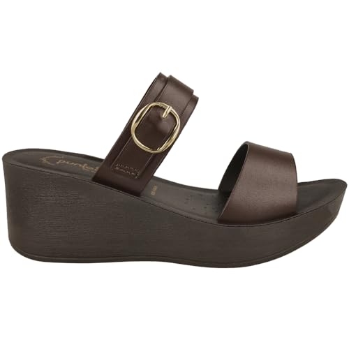 Image of puntoblu Cushion Comfort Designer Platform Heels for Women | Comfortable Padded Footbed | Anti-Skid & Durable Wedge Heel Slippers for Girls | Ideal for Casual, Party & Ethnic Wear