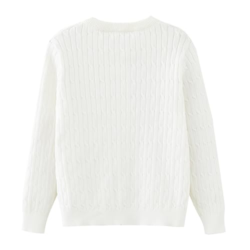 2024 Winter Warm Coat for Kids Girl's Solid Color Long Sleeve Knit Cardigan Jacket Button Down Sweater Jacket Coat2