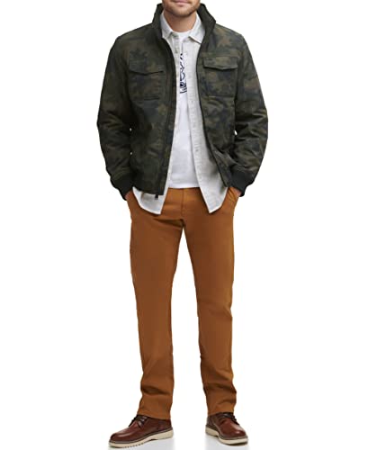 Image of DOCKERS Men's Quilted Lined Flight Bomber Jacket