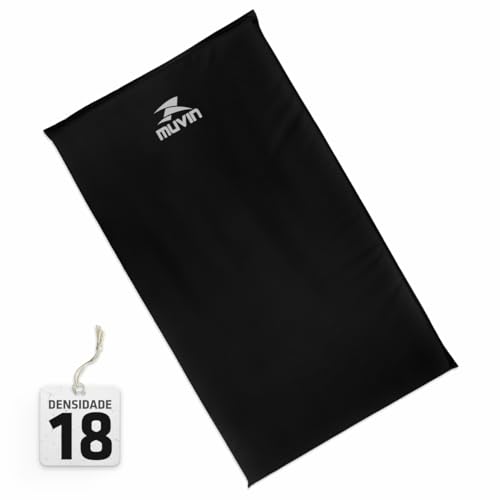 Colchonete de Espuma D18 95cm x 55cm x 3cm Muvin Cnf-300 - Preto