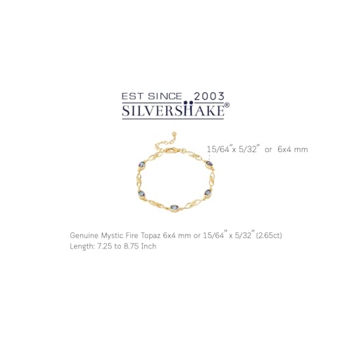 Image of Silvershake Birthstone Gemstones White Gold Plated or Yellow Gold Plated 925 Sterling Silver Scroll /Filigree Celtic Knot Weave 7.25 to 8.75 Inch with Adjustable Extension Bracelet Jewelry for Women
