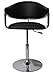 Produktbild DEMA 6X Barhocker, Barstuhl Tresenhocker Lounge Stuhl, Kunstleder ~ schwarz