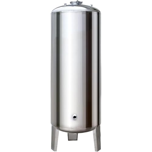 Vaso de expansión Tanque de presión de Agua para Bomba de Pozo, Tanques de Almacenamiento de Agua Verticales de Acero Inoxidable presurizado con Kit de Montaje para Sistema de AG,1,42.2Gal/160L