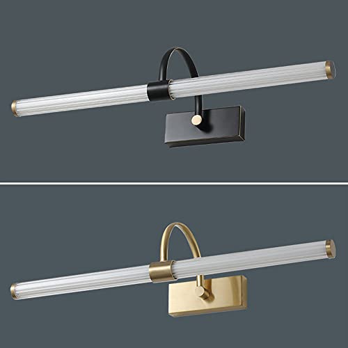 Aplique de pared LED dorado de 45cm para espejo de baño y tocador moderno 4