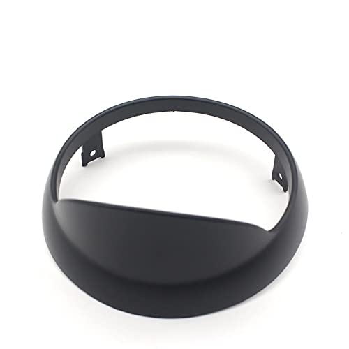Bisel de faro resistente hecho de plástico protector carcasa embellecedor negro Primavera 4