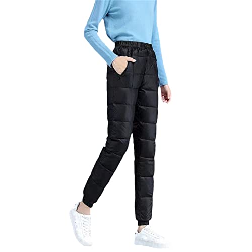 Pantalon hiver femme coton épais contre le froid jambes élancées