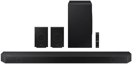 SAMSUNG HW-Q990D Sound Bar 11.1.4 Ch With Dolby, Surround Expansion, Adaptive Sound, Wireless Subwoofer, 2024