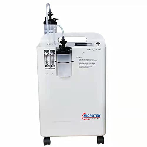 Image of Microtek OXYFLOW 10A Oxygen Concentrator Up to 95% Oxygen Purification for Home Use (10Ltr)