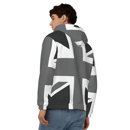 Sweat à capuche homme zippé chaud et isolant avec cordon de serrage ajustable