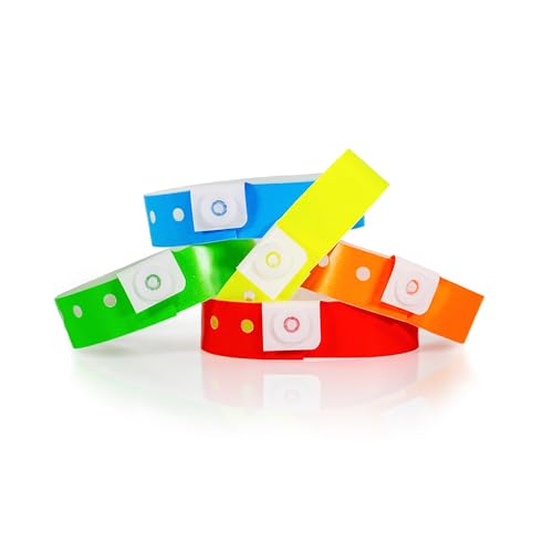 Image of 500 WristCo Variety Pack Plastic Wristbands for Events