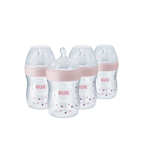 Image of NUK Simply Natural Baby Bottle with SafeTemp
