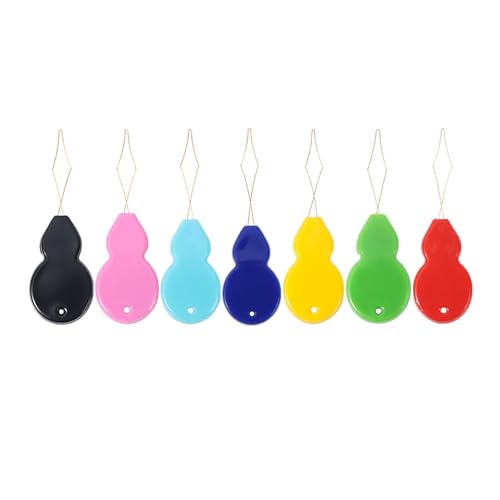 Automatic Needle Threaders Plastic Gourd Shaped