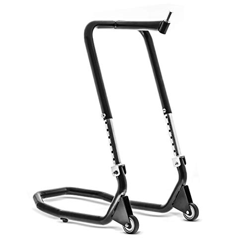 Caballete Moto Delantero a tija ConStands V5 Negro con Pin 21mm