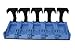GfG Instrumentation 1450-500D, 5-Unit Gang Charger for Instrument