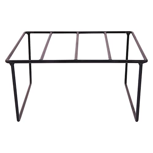 Image of NAYRA Black Color Strong Stylish Design Legs Metal Square stands For Plant Pot Flower Pot For Planter indoor and Outdoor (Square Stand -8)
