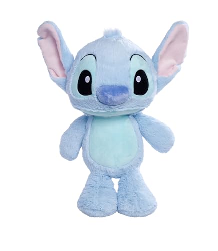 Disney Stitch 25cm plush toy in flopsie style cute soft toy pastel blue colour suitable for kids and adults and treat officially licensed by Disney
