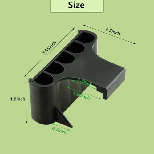 Image of Aquarium Plant Holder,Fish Tank Plant Holder,Aquarium lid Clips,Aquarium Plant Pot,Hydroponic Fish Tank Planter, Aquatic Plant Cup for Aquascape Decorations (Black, 2PCS Rimmed+Rimless)