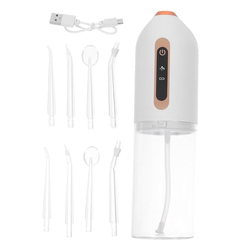 Homoyoyo Water Flosser Inalámbrico Portátil Recargable Irrigador Oral Eléctrico Compacto con Ajustables para Limpieza Dental y Cuidado de Encías para Viajes y Uso Diario