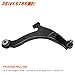 DRIVESTAR 6PCS K620009 K620010 ES3173 K7348 Front Lower Control Arm Ball Joint, fit 2001-2010 for Chrysler PT Cruiser, 2000-2005 for Dodge Neon, 2000-2001 for Plymouth Neon