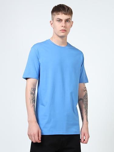 Image of Men's T-Shirts Ringspun Cotton Crew Neck Tee Shirts|Casual Wear T Shirt | Pre Shrunk with Panel Wash