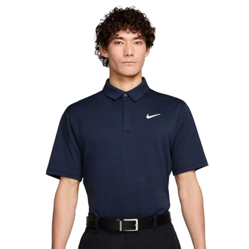 El Mejor Listado de Ropa de Golf para Hombre los 5 mejores. 46 Nike Victory Golf PoloGolf - Camisa para hombre, Azul medianoche/Negro/Blanco, Medium