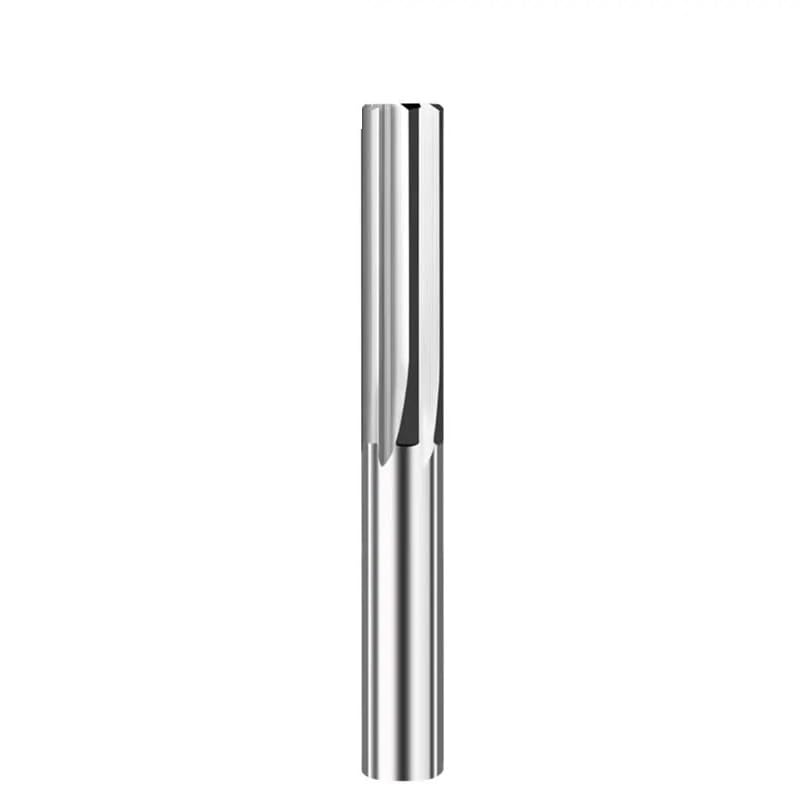 Machine Reamer 7.43mm~12.09mm Straight Flute Solid Carbide Uncoated Tolerance Chucking Metal Cutter CNC for Aluminum 1PC(11.93x40x80x6T)