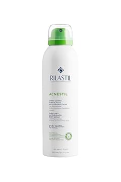 Rilastil Acnestil Spray Corpo Purificante e Anti-imperfezioni, Sebonormalizzante, Lenitivo con Niacinamide, Acido Glicolico e Acido Mandelico, 150 ml