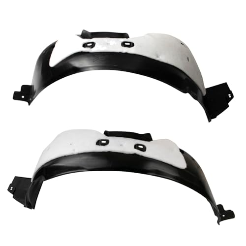 Image of TRQ Front Driver and Passenger Side Inner Fender Liner Set Compatible with 2011-2016 Chevrolet Cruze
