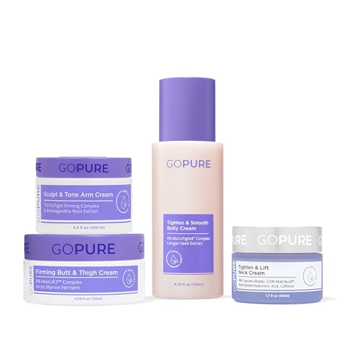 goPure - Body Confidence Set - Neck, Butt & Thigh, Arm and Belly Cream