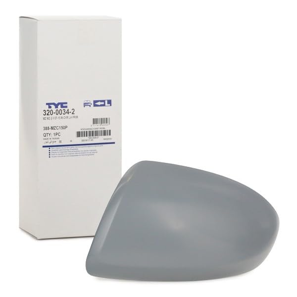 TYC Spiegelkappe Fahrerseite - Ersatz Außenspiegelabdeckung Grundiert